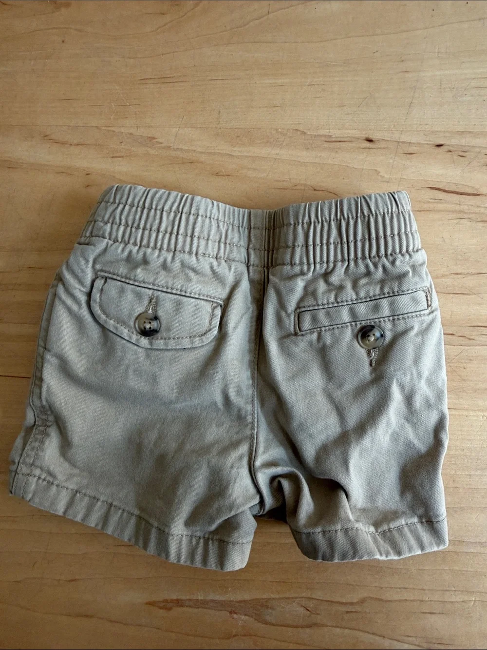 Ralph Lauren Kids Tan Elastic-Waist Shorts